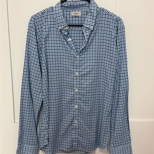 Savannah Blue and White Checkered Casual Shirt